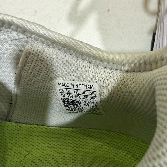 Adidas Men’s Ubersonic 4.1 (Cloud White/Grey Four/Sandy Pink Metallic) - Picture 6 of 6